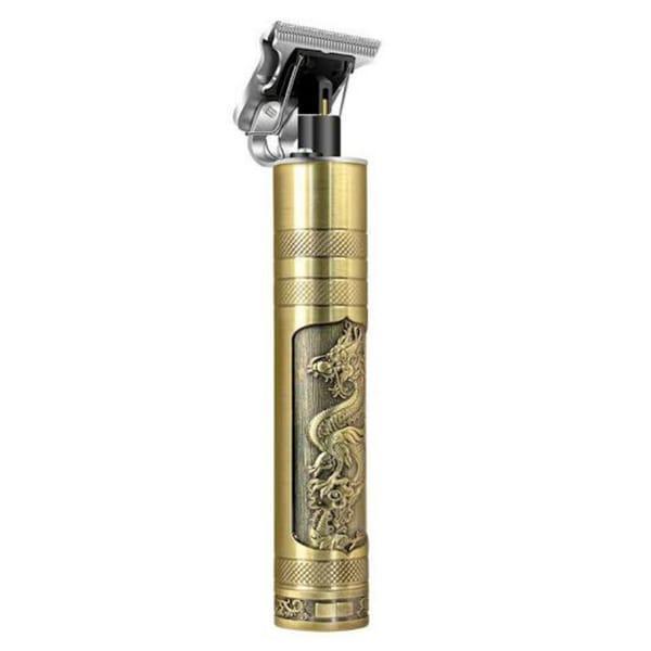 Premium Rechargeable Golden Hair Trimmer For Unisex With Easy-TO-Clean Design