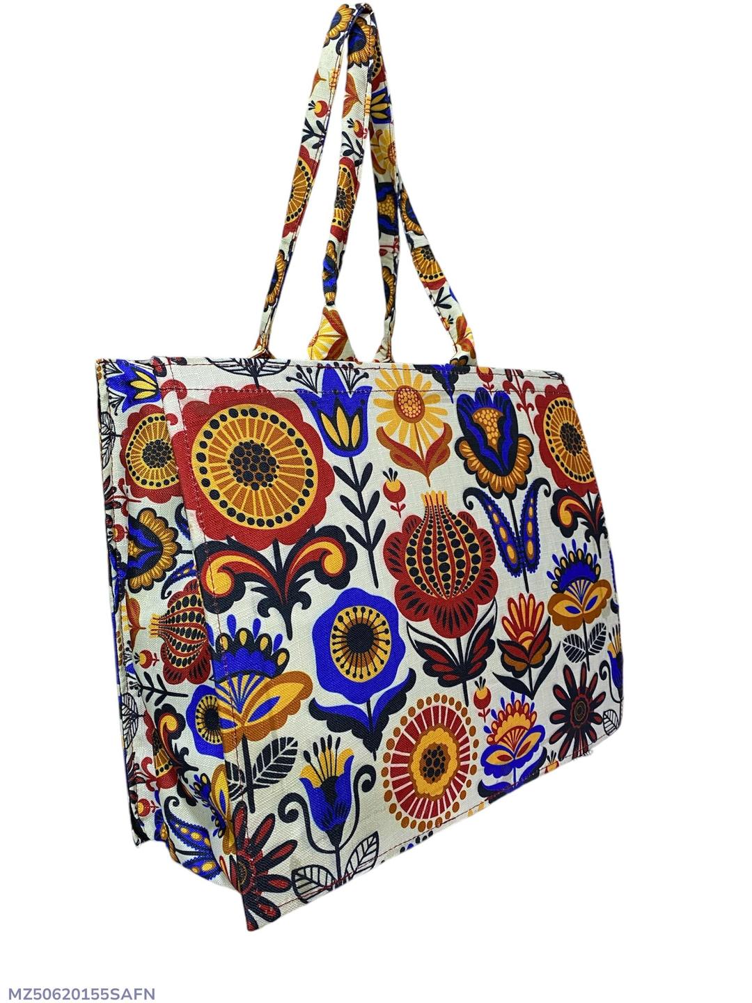 Womens's Canvas Printed Tote Bags